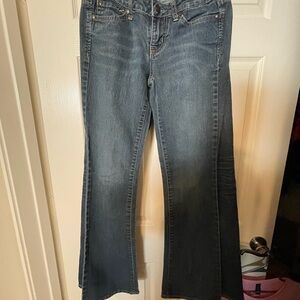 Jessica Simpson Dark Blue Flare Jeans.  “Sunshine Skinny Boot”